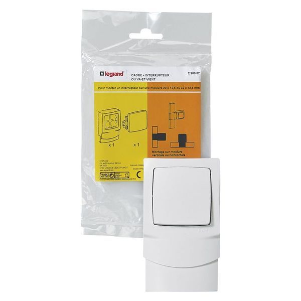 Cadre 1 Poste + Vv Ep 12.5 legrand 298902