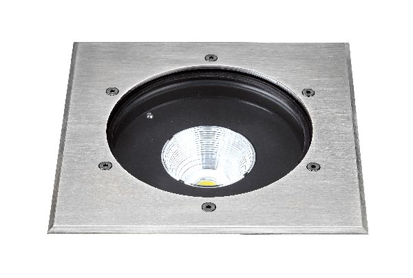 Tecnisol 200 - enc.sol ext. ip67 ik10, carré, inox, led 20w 60° 3000k - 50644