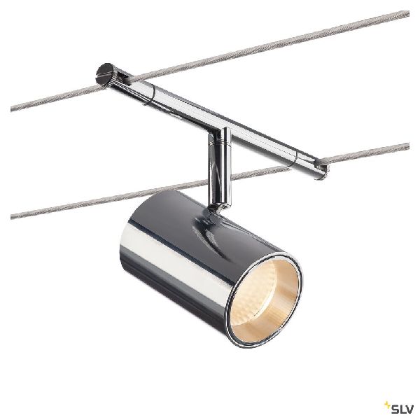 NOBLO SPOT, spot pour câble tendu T.B.T. intérieur, chrome, LED, 8,5W, 2700K 1002696