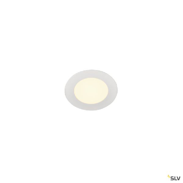 SENSER 12, encastré de plafond intérieur, rond, blanc mat, LED, 6W, 3000K 1003008