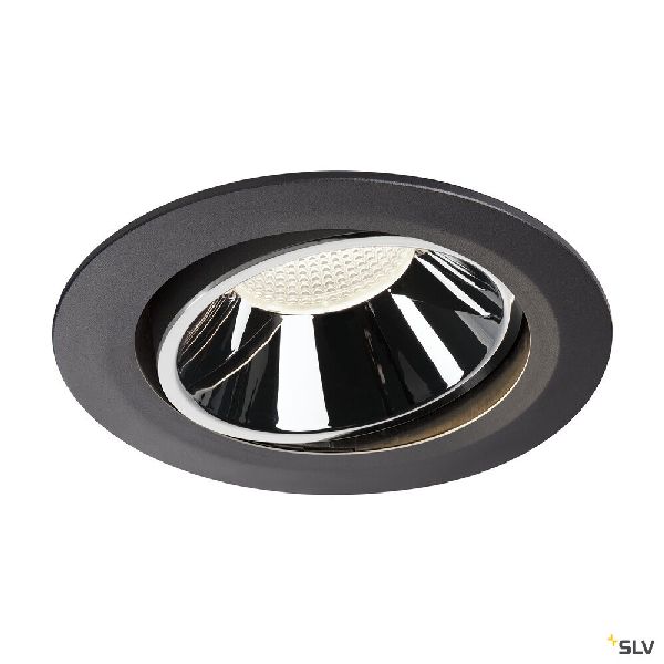 NUMINOS® MOVE XL, encastré plafond orientable, 55°, noir/chrome, LED 37,4W 4000K 1003753