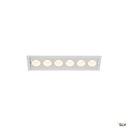 MILANDOS 6, encastré de plafond intérieur, blanc, LED, 12W, 2700K 1005417