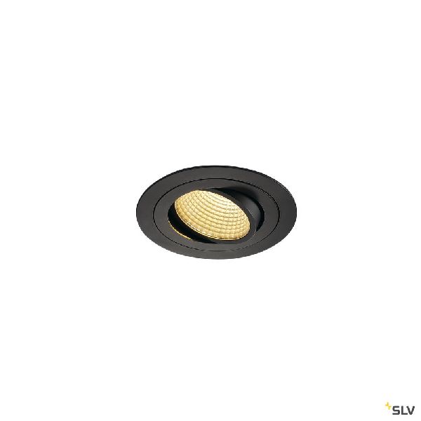 NEW TRIA 110, rond, LED, noir, 16W 2700K 38° alim et clips ressorts inclus 114220