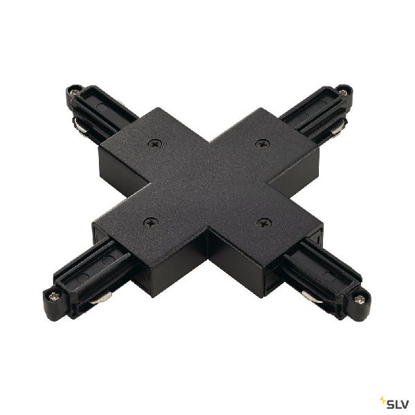 Connecteur en X pour rail 1 allumage 16A max, noir 143160