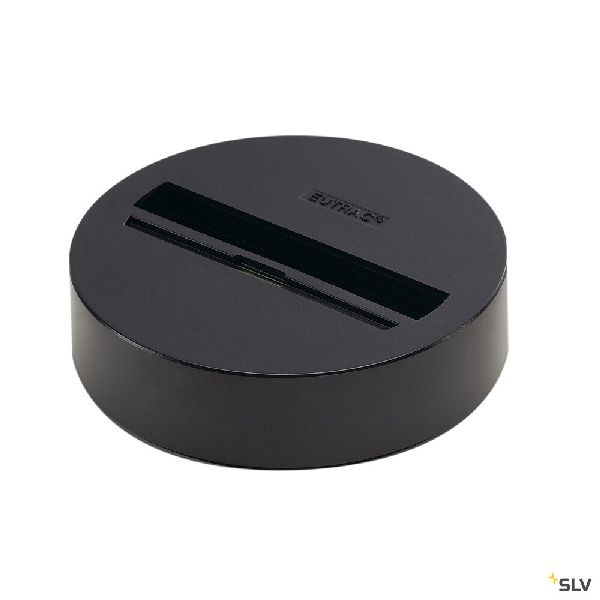 EUTRAC®, patère universelle, intérieur, pour rail 3 allumages en saillie, noir 145830