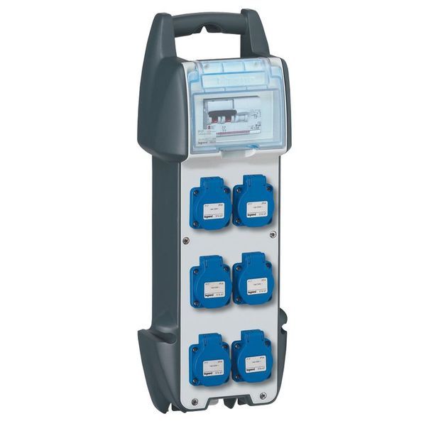Coffret De Chantier P17 Ip44 Ik10 16A 250V~ 6 Prises legrand 058941