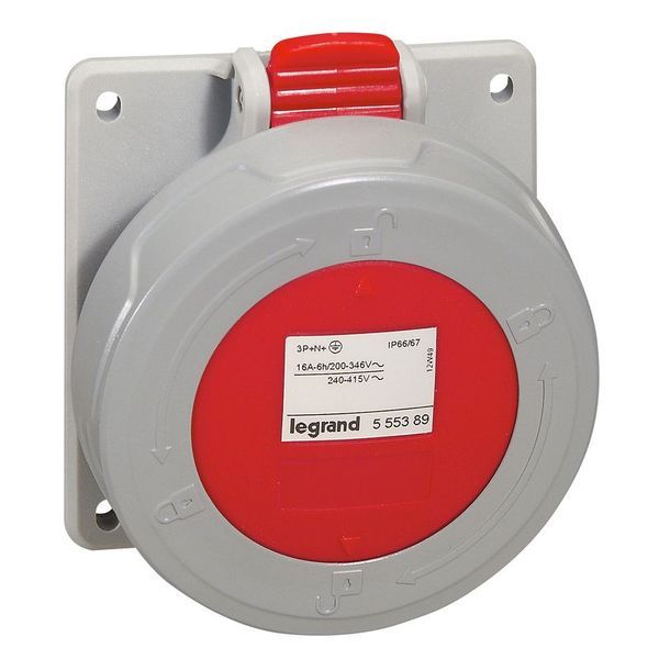 Prise À Entraxes Unifiés P17 Ip66/67 16A 380V~ À 415V~ 3 legrand 555389