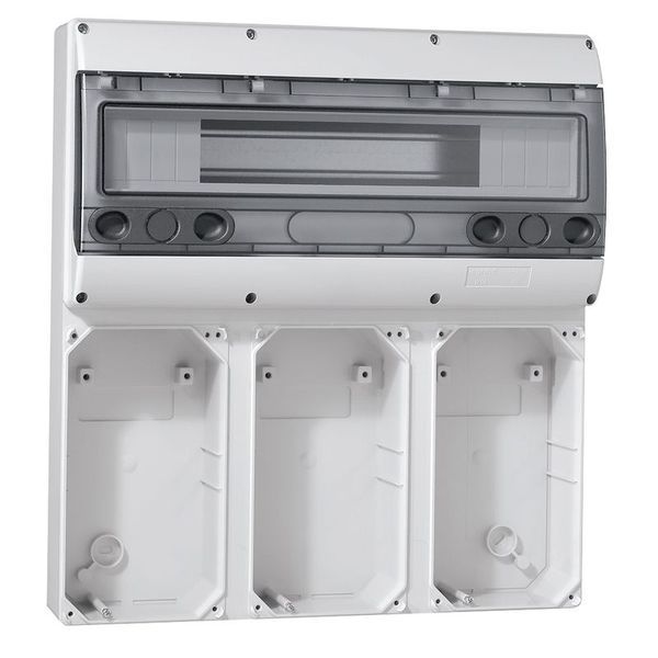 Embase P17 Recevant Plastron 220X125 Rail 18 Modules 6 legrand 057706