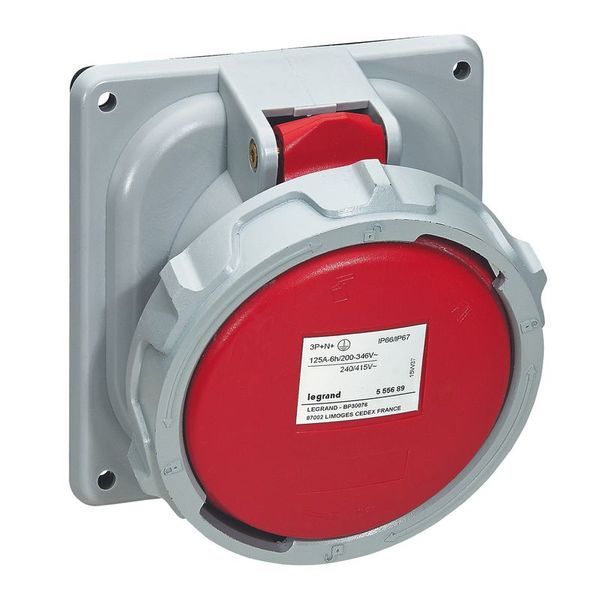 Prise Fixe P17 Ip66/67 125A 380V~ À 415V~ 3P+N+T legrand 555689
