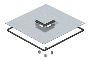 Plaque d'adaptation UZD 350 DUF 350-3 DAT 7400431