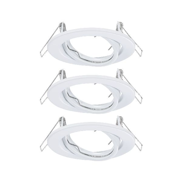 Kit ENC orientables max. 3x40W GU10 230V Blanc/Métal