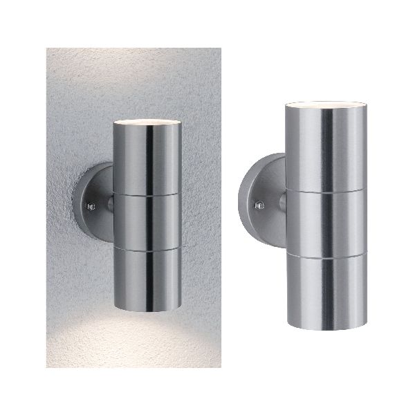 Ext 230V STD flammé IP44 max. 2x35W GU10 inox brossé