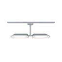 Système URail spot Dipper 2x8W Chr mt/Blanc 230 V Met/Syn gradable