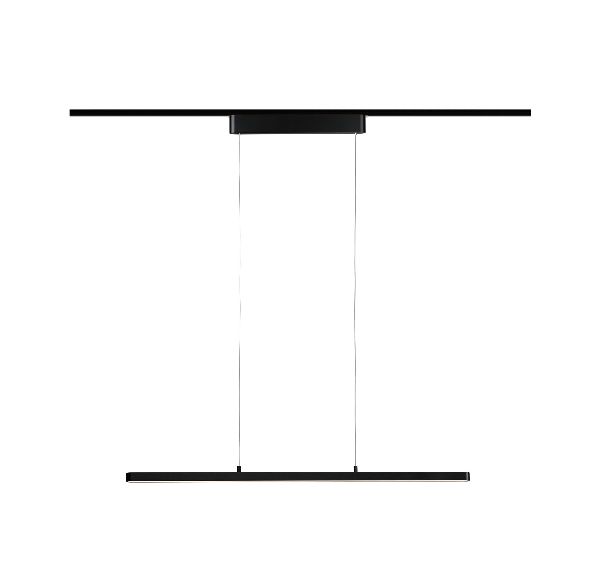 Suspension URail Lento 42W Noir dép 230 V, métal gradable