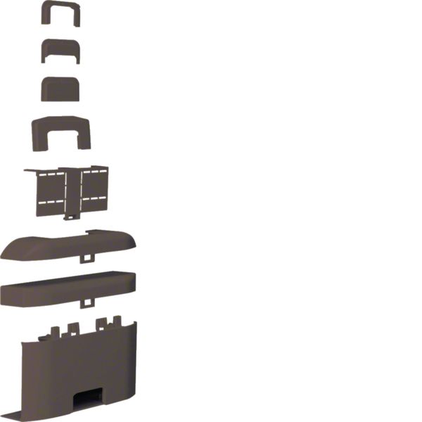 Té de dérivation pour moulure Ateha 20x50mm, Marron ATA205088014