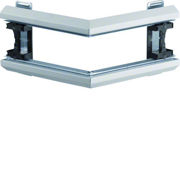 Angle extérieur pour BKIS épais 12,5mm simple hauteur acier RAL9016 Pure BKIS121303E9016