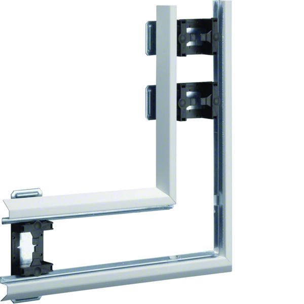 Angle Plat pour BKIS épais 12,5mm simple hauteur acier RAL 9016 Pure BKIS121305E9016