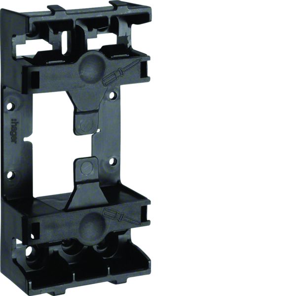 Support universel BKIS (x2) pour goulotte encastrée BKIS130MHU