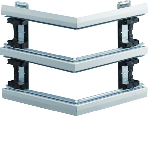 Angle extérieur pour BKIS épais 25mm double hauteur acier RAL 9016 Pure BKIS251303D9016