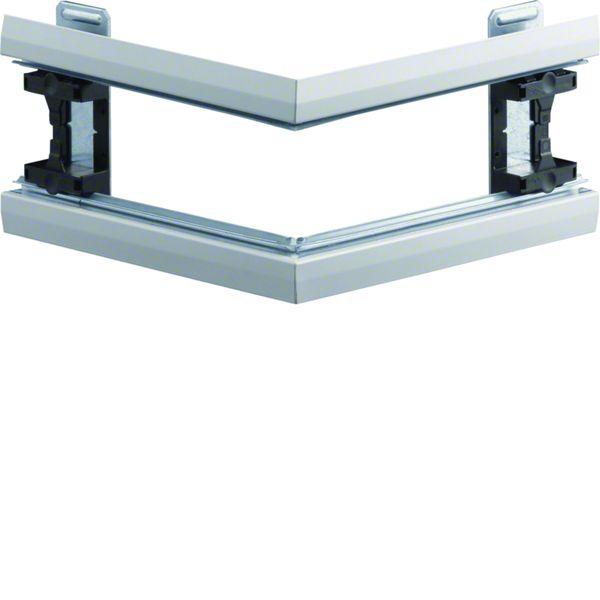 Angle extérieur pour BKIS épais 25mm simple hauteur acier RAL 9016 Pure BKIS251303E9016