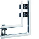 Angle plat pour BKIS épais 25mm simple hauteur acier RAL 9016 Pure BKIS251305E9016