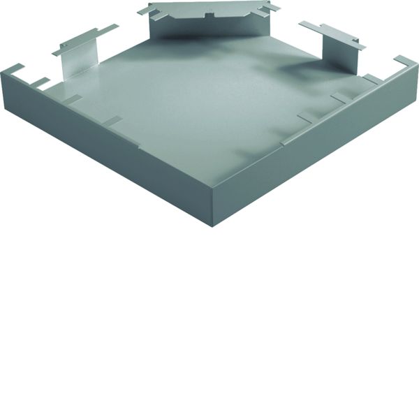 Angle plat p.DABA50080,acier,alu blanc DABA5008059006