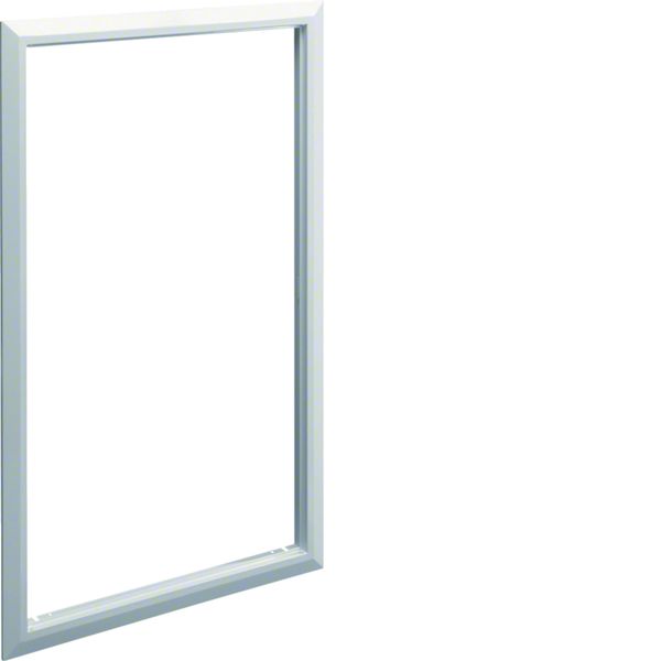 Cadre de finition univers RAL9010 Blanc pur pour armoire 2 travées H650xL550mm FZ022B