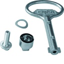 Serrure double barres 3mm + clé IP5 pour coffret vega D FZ501