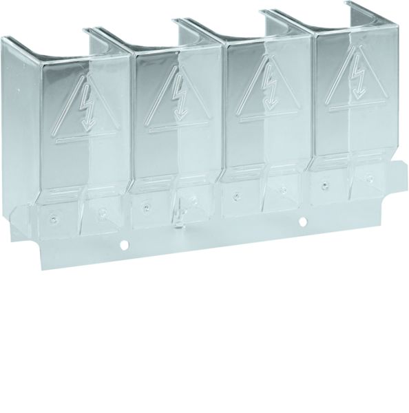 Capot cache borne 4P interrupteur fusible 630 à 800A HFDxxx HZF207