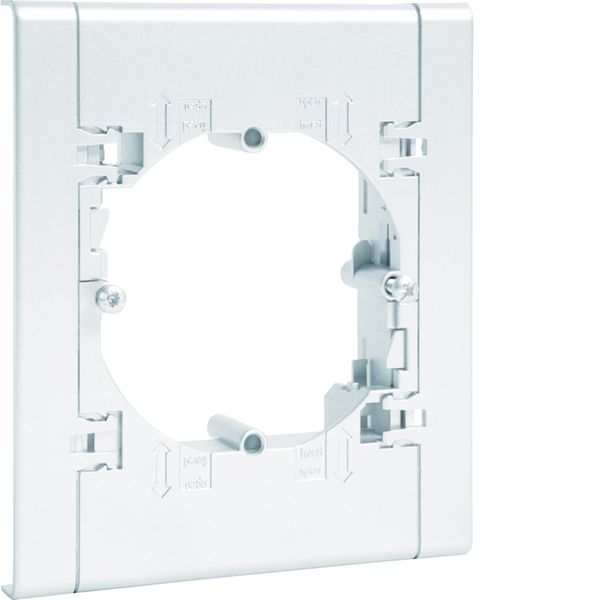 Support appareillage entraxe 60mm pour goulotte lifea LFF 40/60x100mm Blanc LFF71U1109016