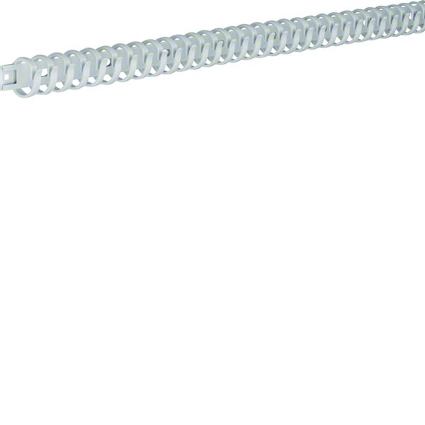 Goulotte de câblage flexible Polyamide sans halogene 20mm L=0,5m Gris clair M5691