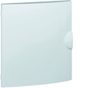 Porte opaque blanc pur Gamma+ pour coffret Gamma 18, 1 rangée 18 M GP118P