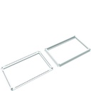 Cadres haut et bas armoire quadro evo P600xL900mm Blanc pur FN031EW