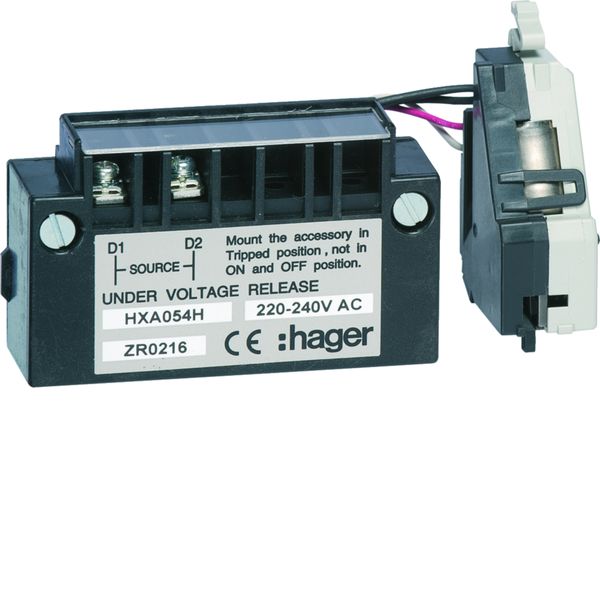 Bobine à manque de tension retardée h3 h3+ 220 - 240VAC pour x160-P160-P250-P630 HXA054H