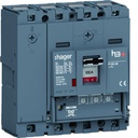 Disjoncteur Boitier Moulé h3+ P160 LSNI 4P In100A Icu50kA à cage HMS101GC