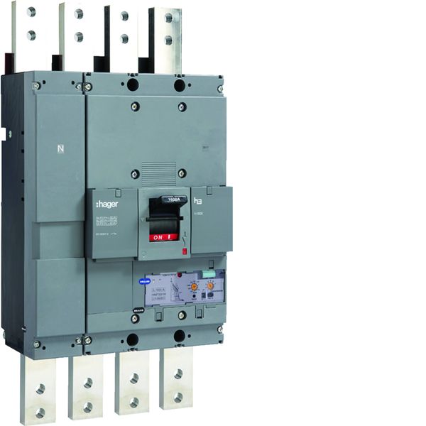 Disjoncteur Boitier Moulé h3 h1600 LSI 4P In1600A Icu50kA à plage HNF991H