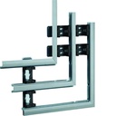 Angle plat pour BKIS épais 25mm double hauteur acier (VERZ) zingué BKIS251305DVERZ