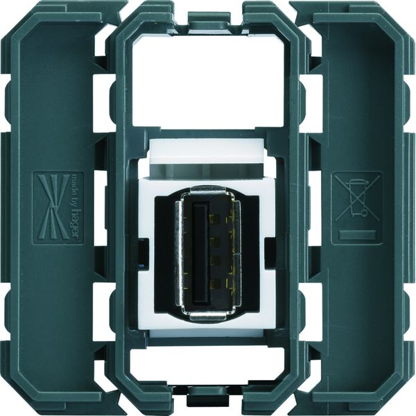 Prise Gallery USB 2.0 bornier à vis WXF642