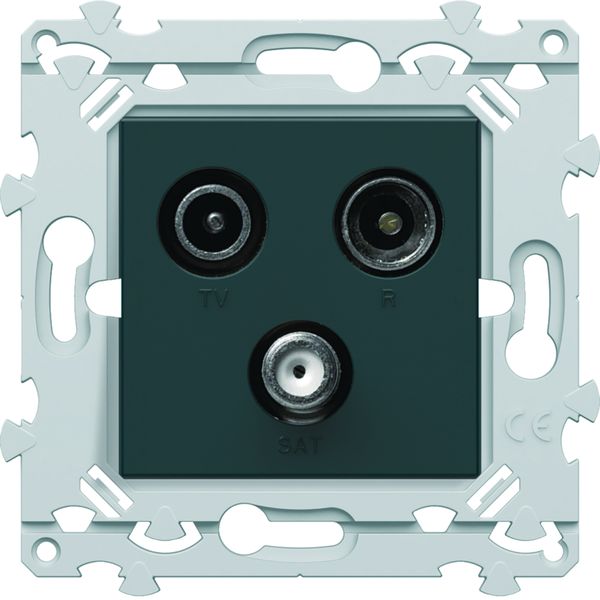 Prise Essensya TV+FM+SAT directe Anthracite WE256A