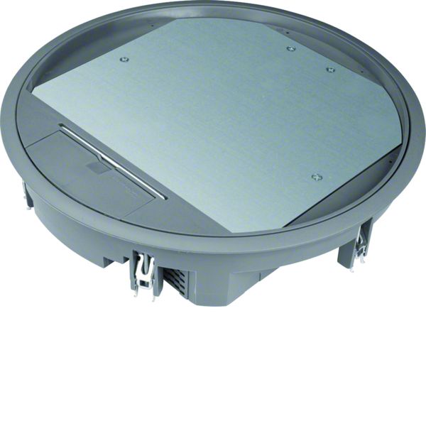 Boîte de sol ronde 24 modules revêtement 12mm max Gris VR12127011