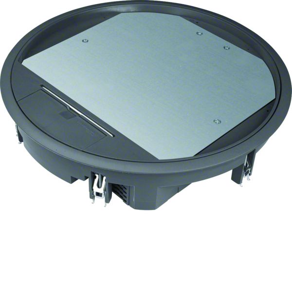 Boîte de sol ronde 24 modules revêtement 12mm max Noir VR12129005