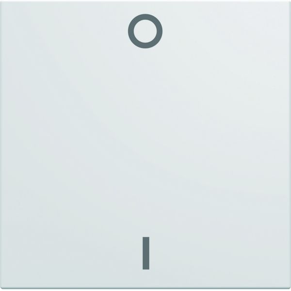 Enjoliveur Gallery interrupteur avec marquage 0-1, 2 modules , finition Pure WXD004B