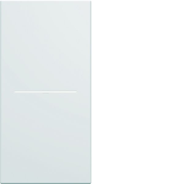 Enjoliveur Gallery interrupteur à voyant 1 module , finition Pure WXD011B