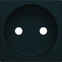 Enjoliveur Gallery prise de courant 2P à puits, finition Night WXD102N