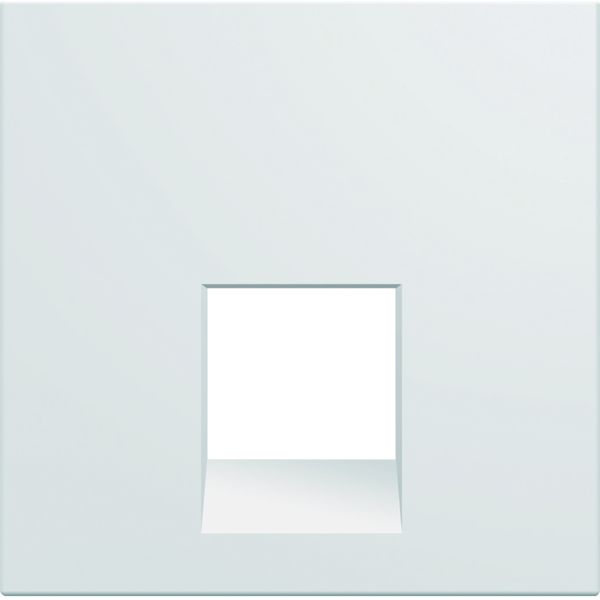 Enjoliveur Gallery prise RJ45 45° 2 modules, finition Pure WXD230B