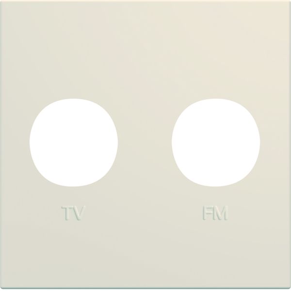 Enjoliveur Gallery prise TV + FM 2 modules, finition Dune WXD253D