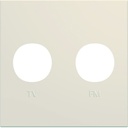 Enjoliveur Gallery prise TV + FM 2 modules, finition Dune WXD253D