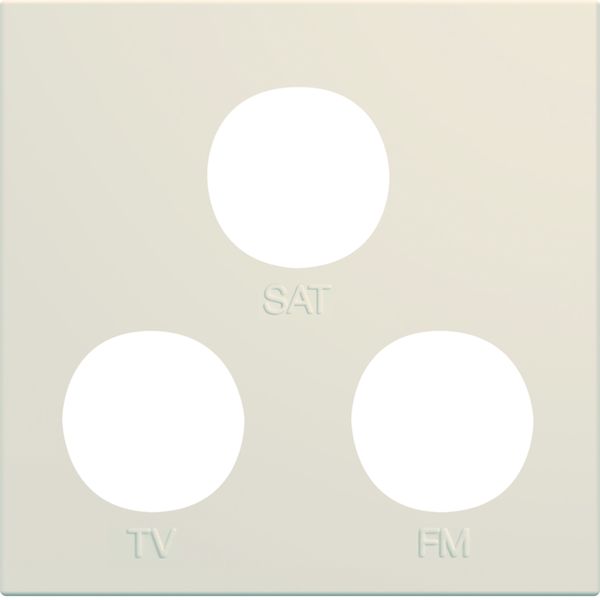 Enjoliveur Gallery prise TV + FM + SAT 2 modules, finition Dune WXD256D