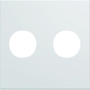 Enjoliveur prise double F gallery 2 modules pure WXD259B