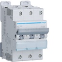 Disjoncteur 20A 3P 6-10kA Courbe D 3module NGT320